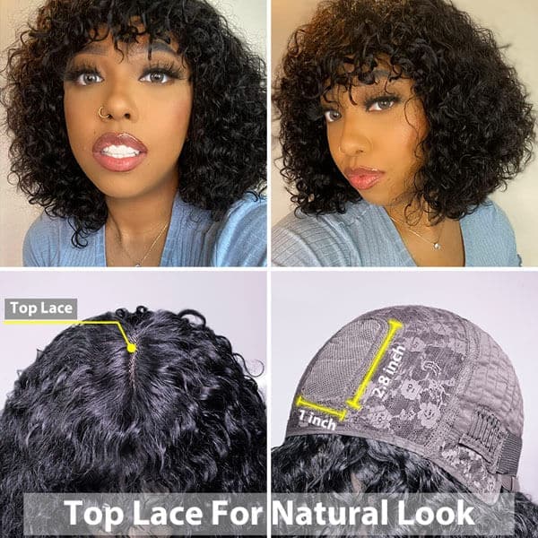 Curly Short Bob Wig