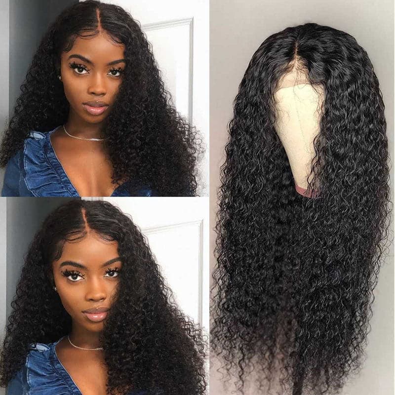 Deep Curly Wig 4x4 Lace Closure Wig