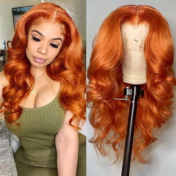 Body Wave Ginger Wig