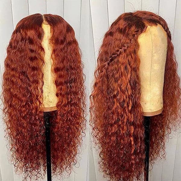 Oxeyegirl Ginger Wig Water Wave Wig