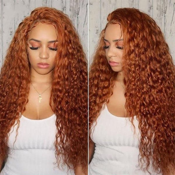 Oxeyegirl Ginger Wig Water Wave Wig