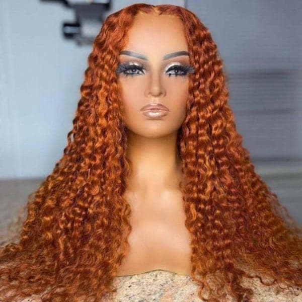 Oxeyegirl Ginger Wig Deep Curly Wig