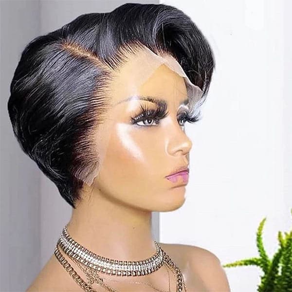 Short Bob Wigs Straight 13x4 Lace Front Wig
