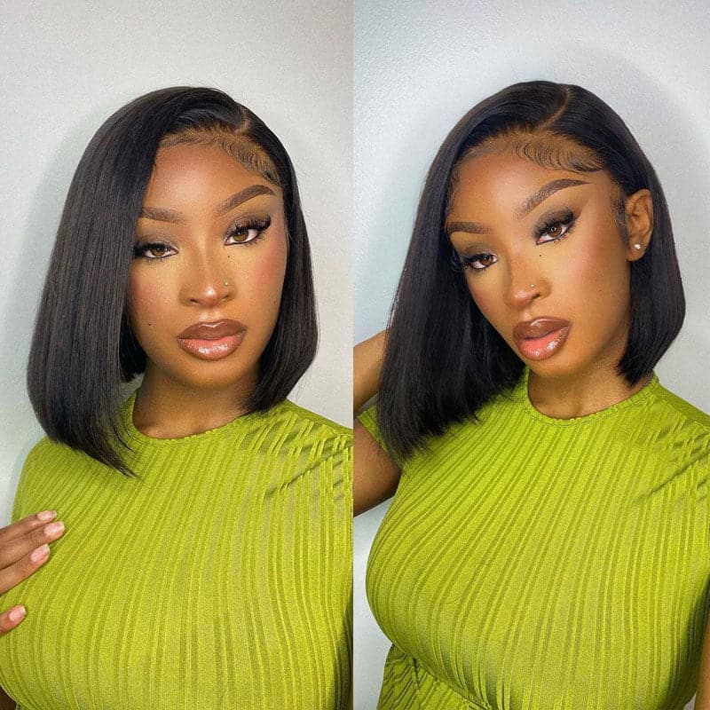 Short Bob 4X4 Lace Closure Wig