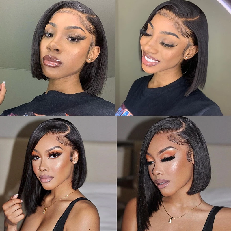 Short Bob 4X4 Lace Closure Wig