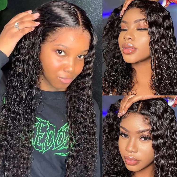 Water Wave 4x4 Lace Closure Wig